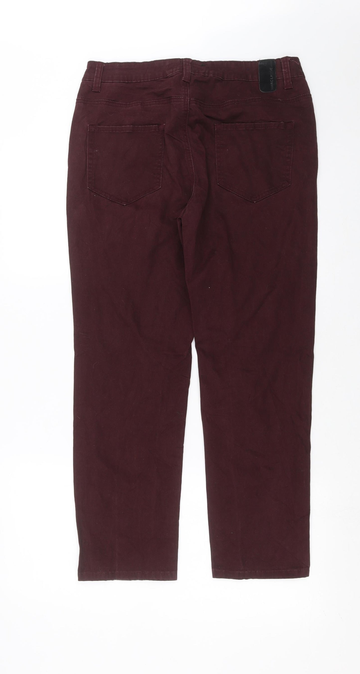 Marc Lauge Womens Purple   Straight Jeans Size 14 L26 in