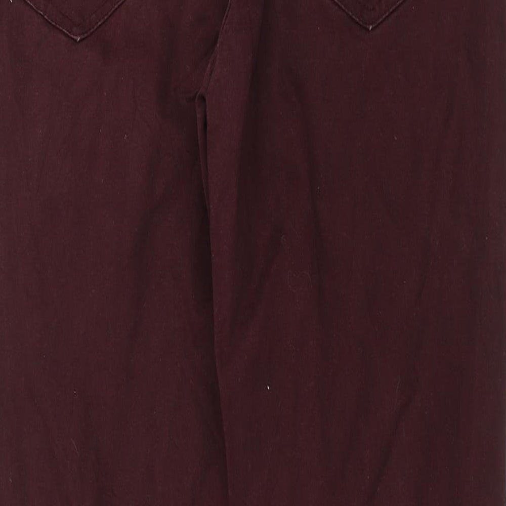 Marc Lauge Womens Purple   Straight Jeans Size 14 L26 in