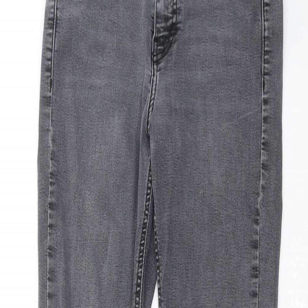 Topshop Womens Grey  Denim Skinny Jeans Size 26 in L25 in