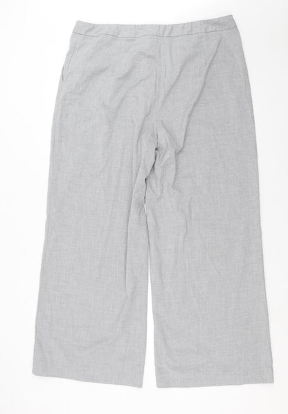 New Look Womens Grey   Trousers  Size 18 L29 in