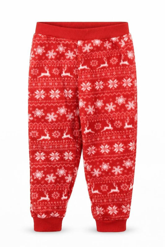 Studio Girls Red Solid  Capri Pyjama Pants Size 4-5 Years  - Christmas