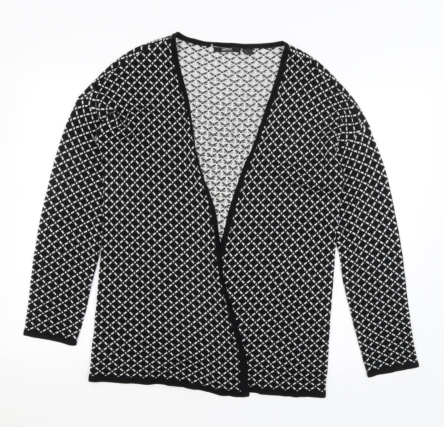 Womens UK Size S ESMARA Black Cardigan Jumper