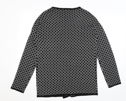 Womens UK Size S ESMARA Black Cardigan Jumper