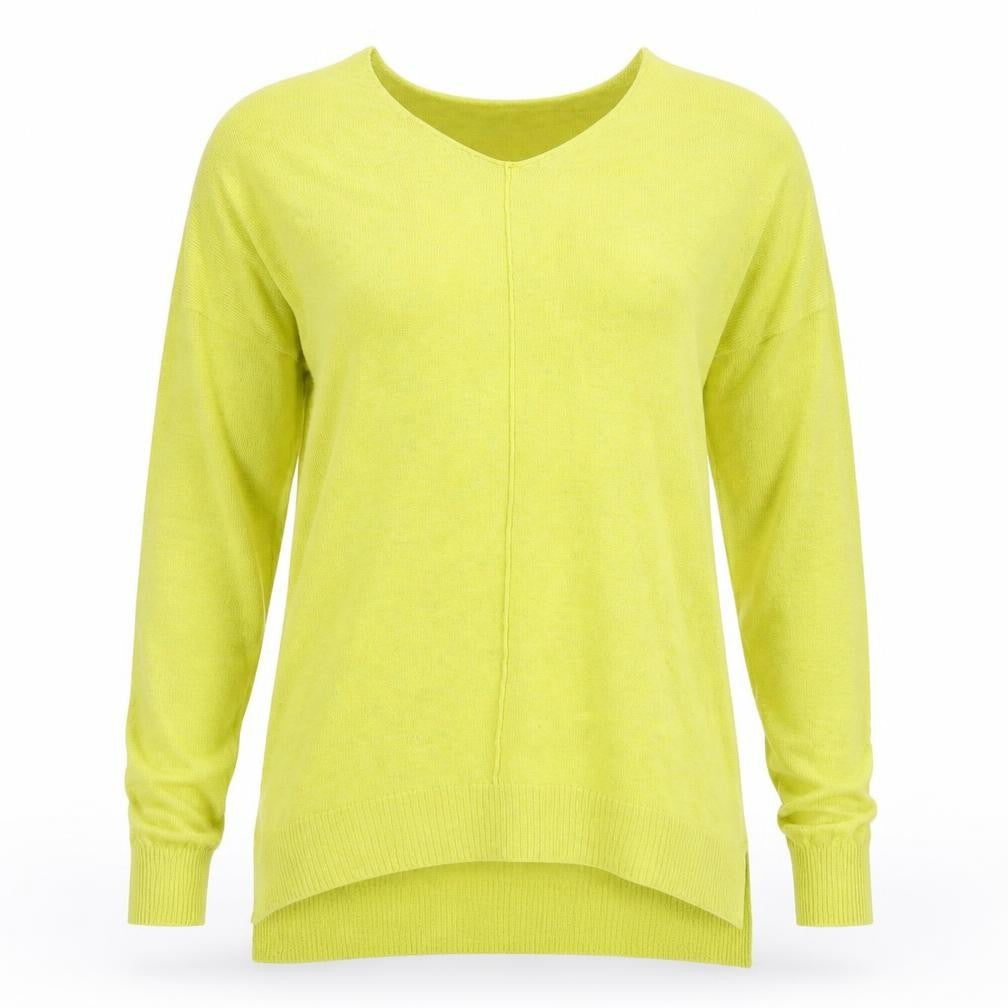 Womens UK Size XS Atmosphere Yellow Pullover Jumper