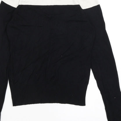 Womens UK Size 12 New Look Black Pullover Jumper