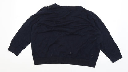 TU Womens Blue   Cardigan Jumper Size 14