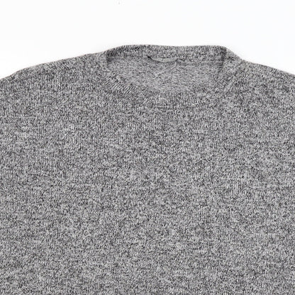 Womens UK Size 14 Atmosphere Grey Cropped T-Shirt