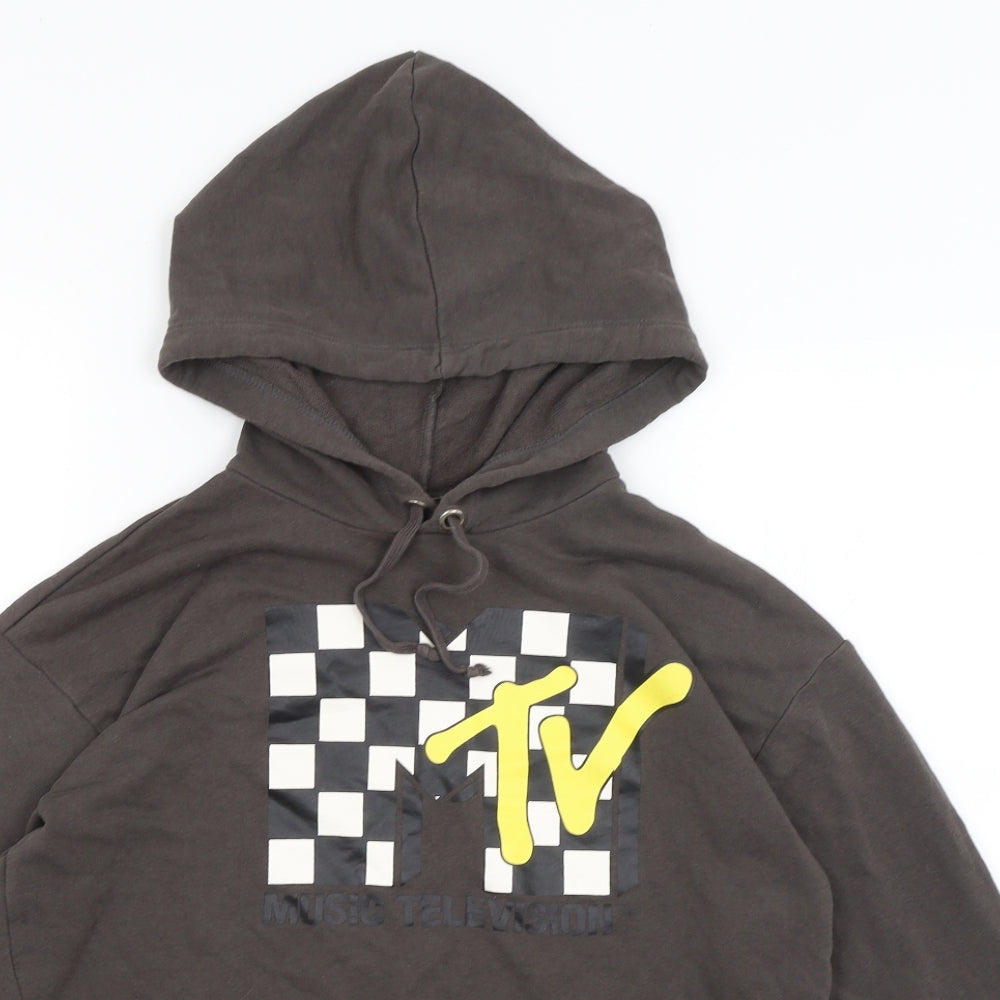 Divided Womens Grey   Pullover Hoodie Size S  - MTV