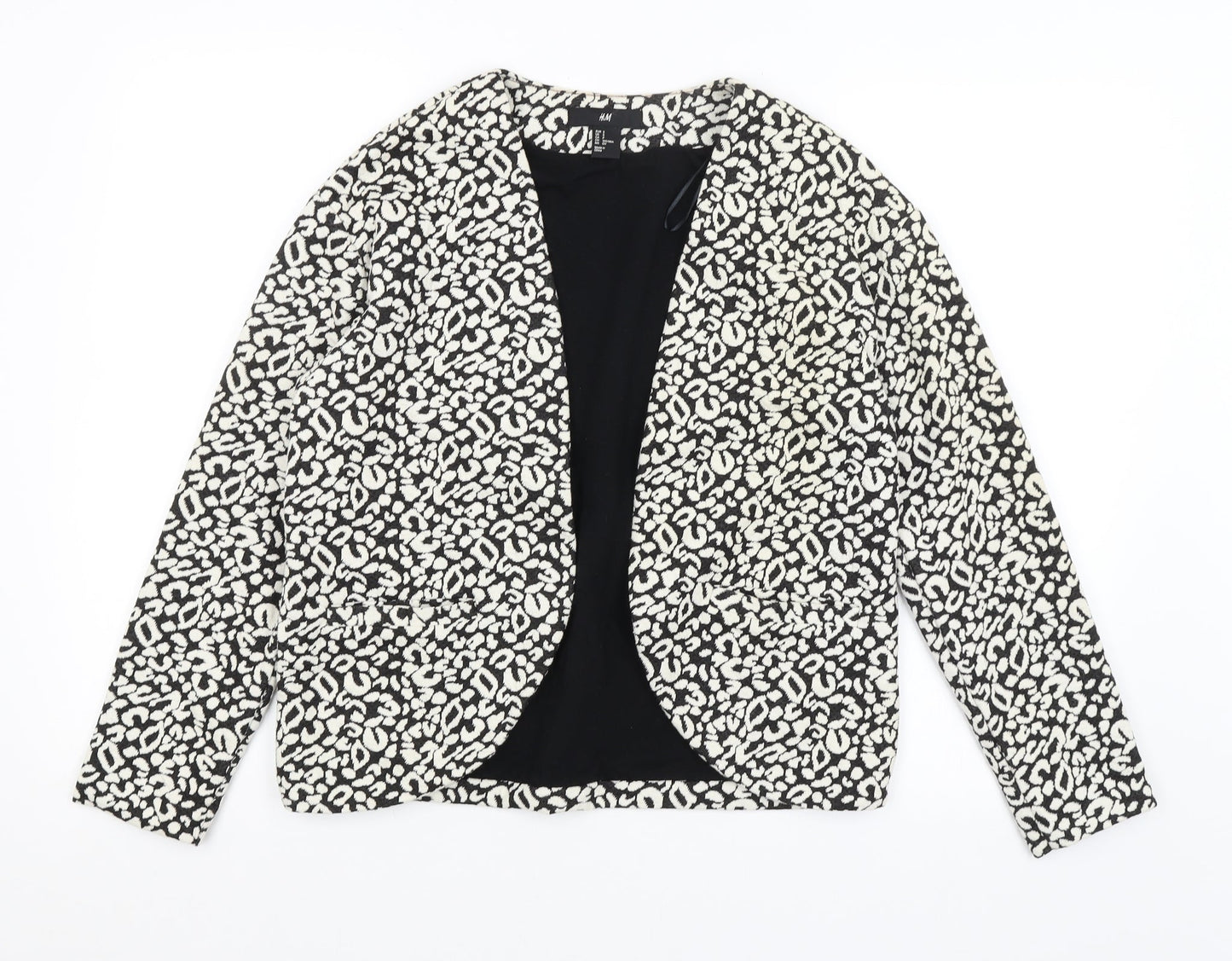 Womens UK Size S H&M Black Jacket