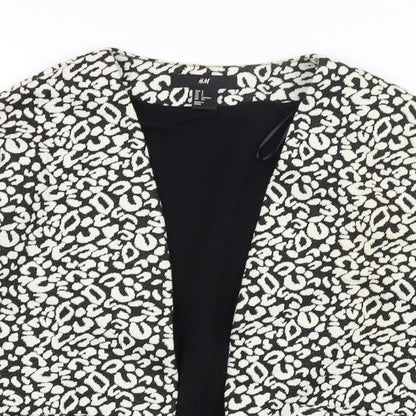 Womens UK Size S H&M Black Jacket