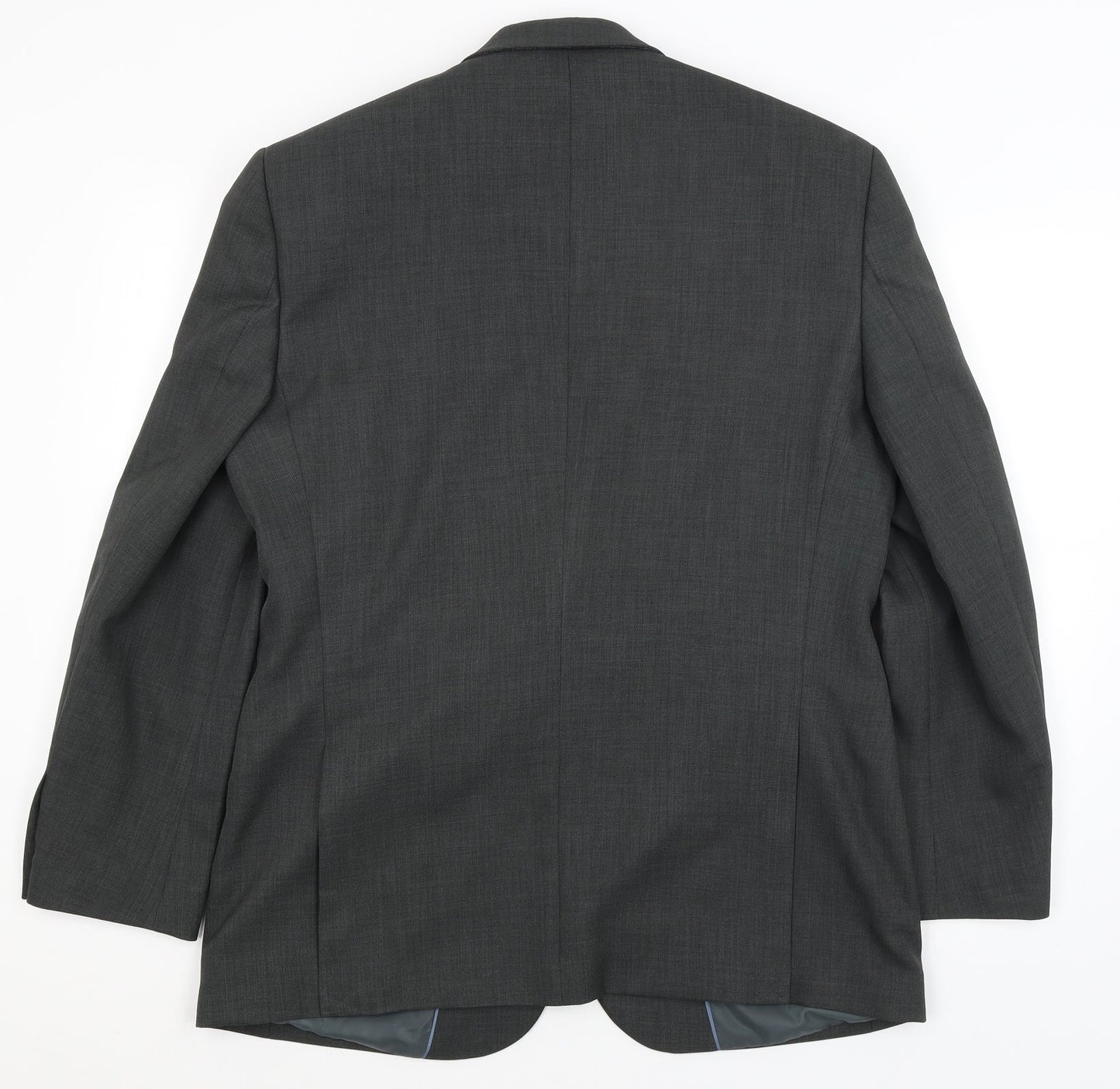 Mens UK Size L Greenwoods Regular Grey Suit Jacket