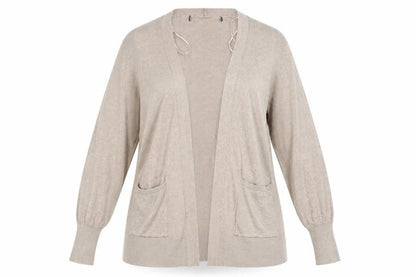 Womens UK Size M M&S Brown Cardigan Jumper