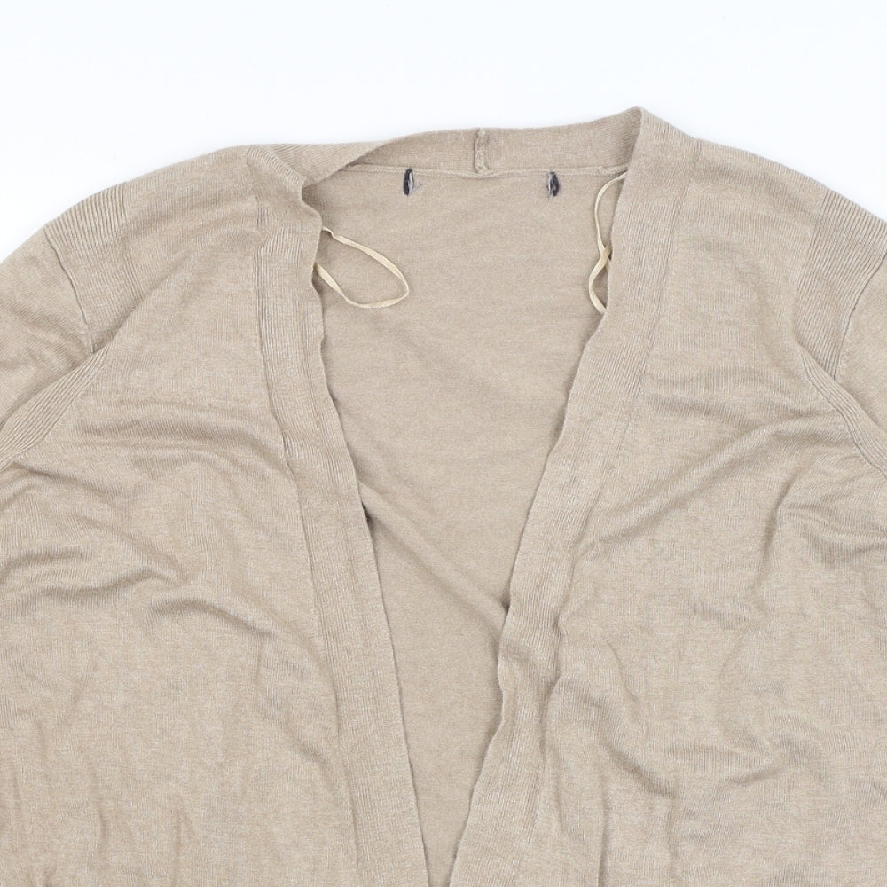 Womens UK Size M M&S Brown Cardigan Jumper