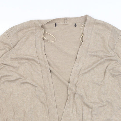 Womens UK Size M M&S Brown Cardigan Jumper