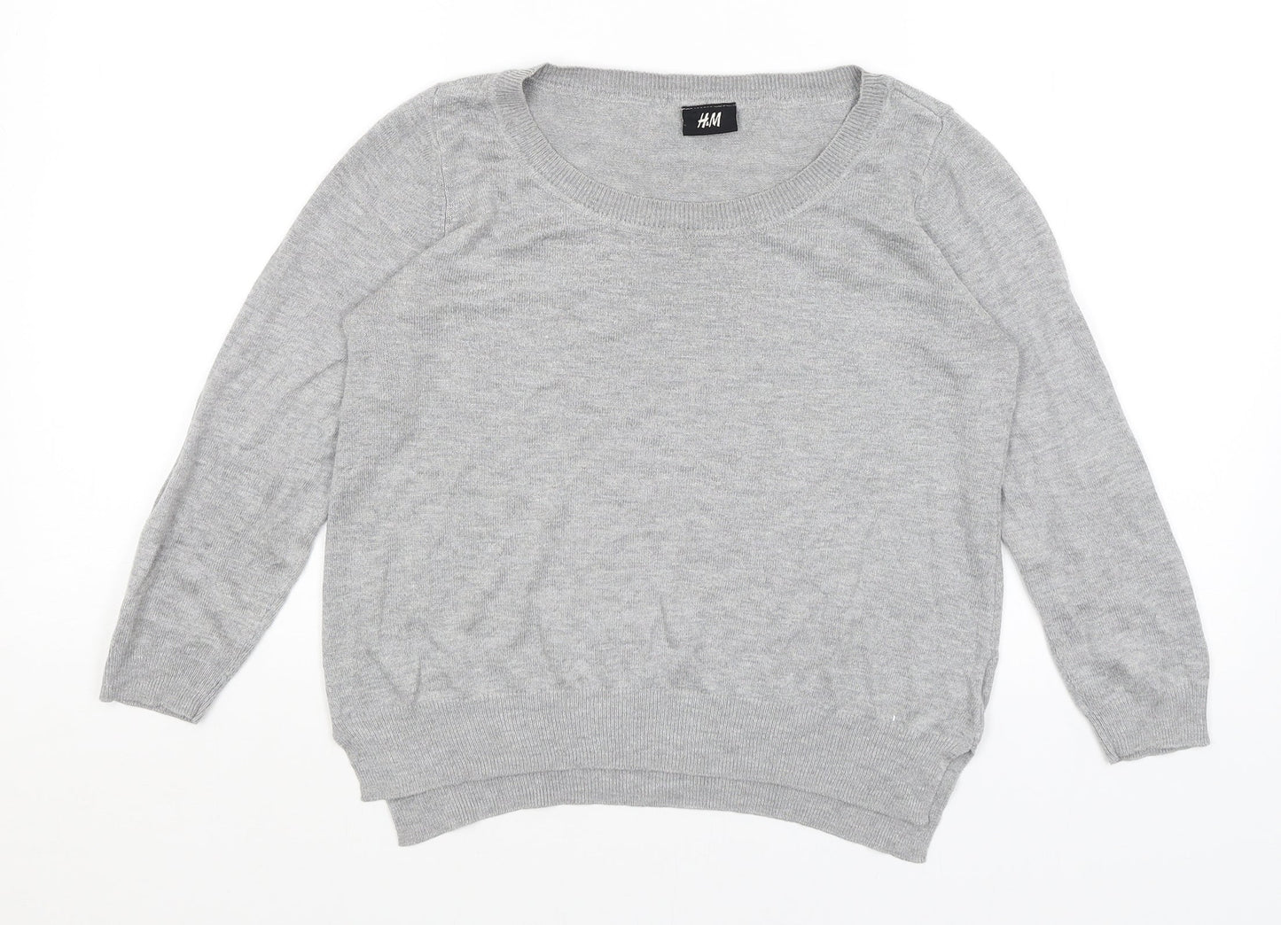 Womens UK Size S H&M Grey Pullover Jumper