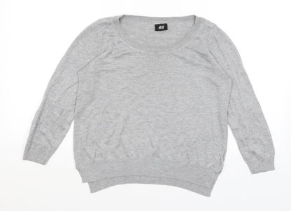 Womens UK Size S H&M Grey Pullover Jumper