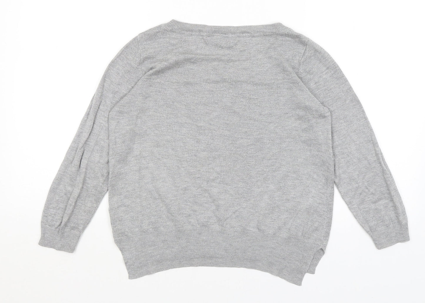 Womens UK Size S H&M Grey Pullover Jumper