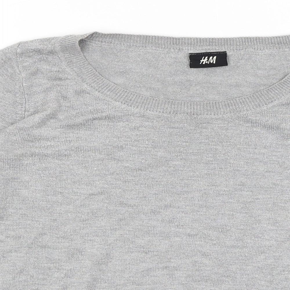 Womens UK Size S H&M Grey Pullover Jumper