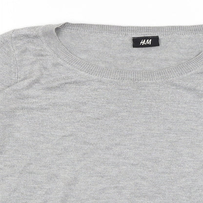 Womens UK Size S H&M Grey Pullover Jumper