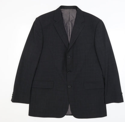 Mens UK Size L M&S Regular Grey Suit Jacket