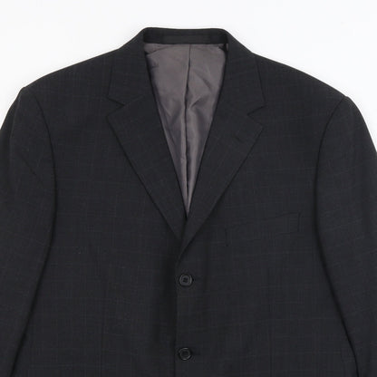 Mens UK Size L M&S Regular Grey Suit Jacket