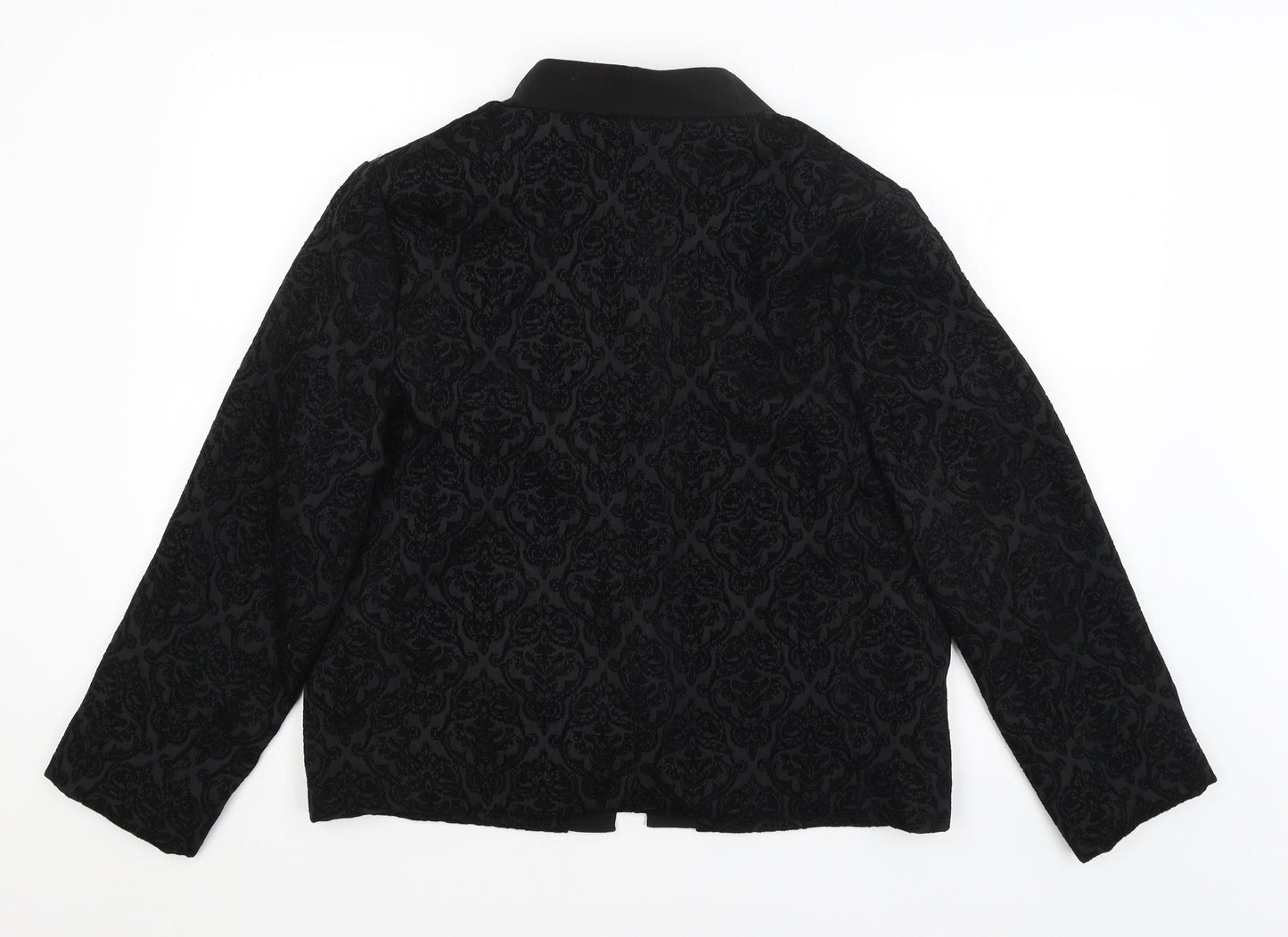 Atmosphere Womens Black Paisley  Jacket Blazer Size 16