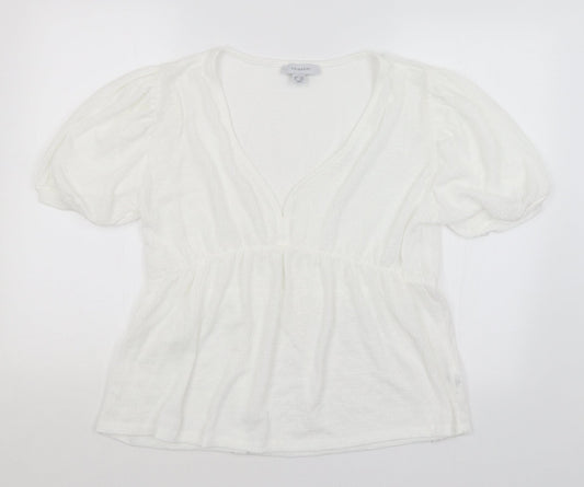 Primark Womens White   Basic Blouse Size L