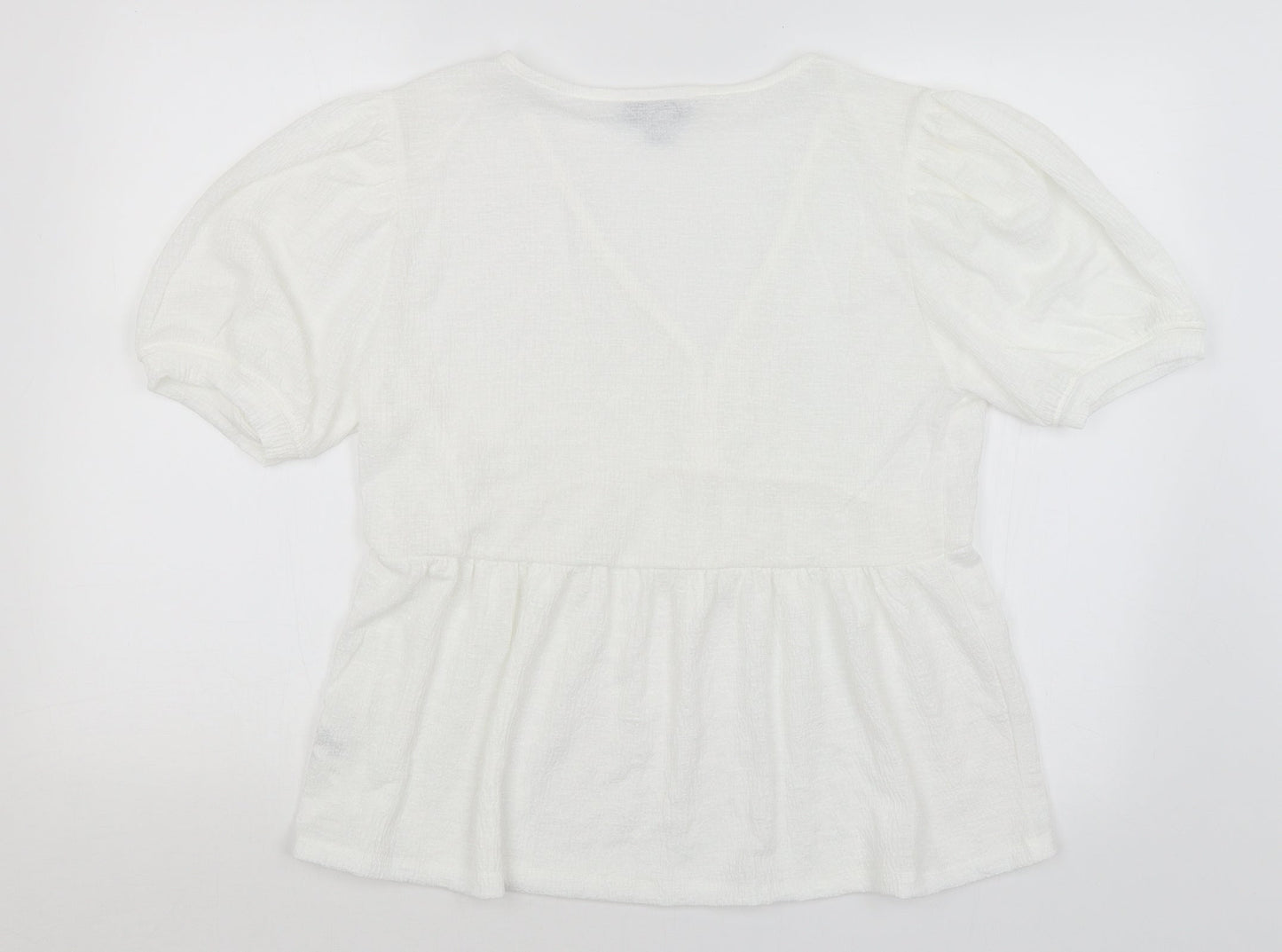 Primark Womens White   Basic Blouse Size L