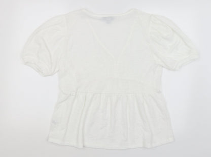 Primark Womens White   Basic Blouse Size L