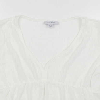 Primark Womens White   Basic Blouse Size L