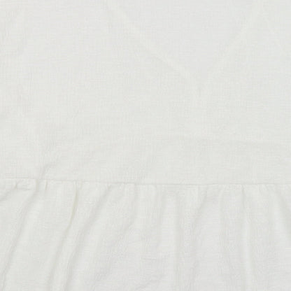 Primark Womens White   Basic Blouse Size L
