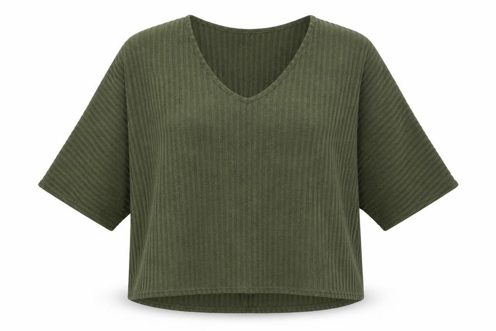 Womens UK Size M New Look Green Pullover Jumper