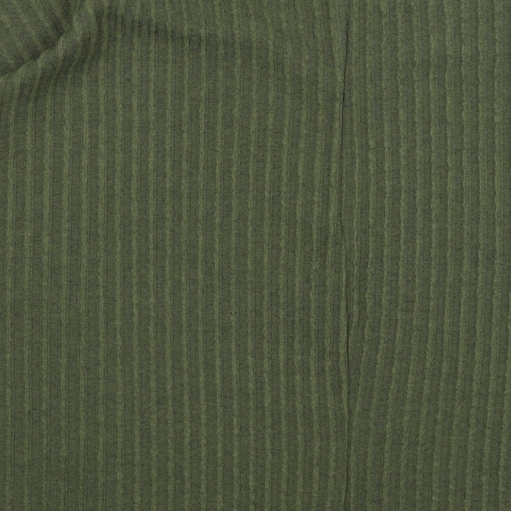 Womens UK Size M New Look Green Pullover Jumper