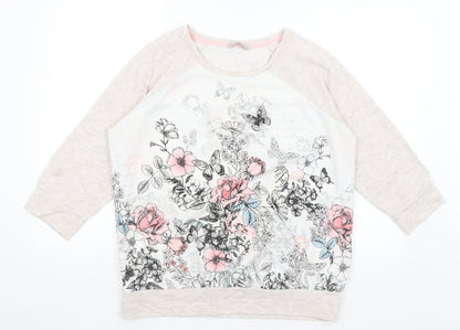 TU Womens Beige   Pullover Jumper Size 14