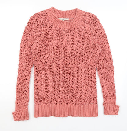 Womens UK Size S NEXT Pink Pullover Jumper