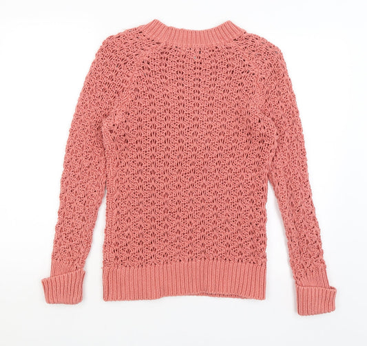 Womens UK Size S NEXT Pink Pullover Jumper