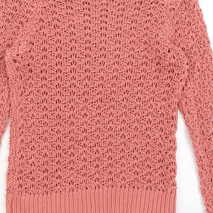 Womens UK Size S NEXT Pink Pullover Jumper