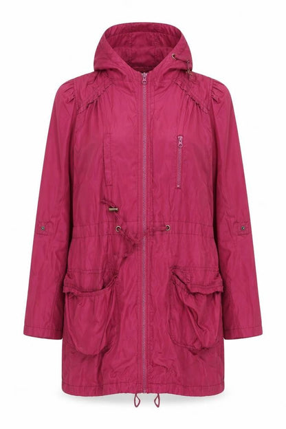 New Look Womens Purple   Parka Coat Size M