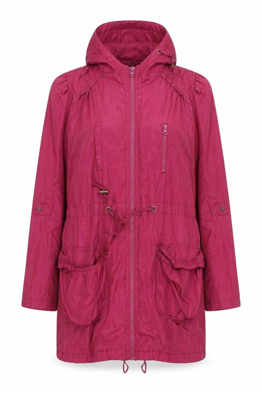 New Look Womens Purple   Parka Coat Size M