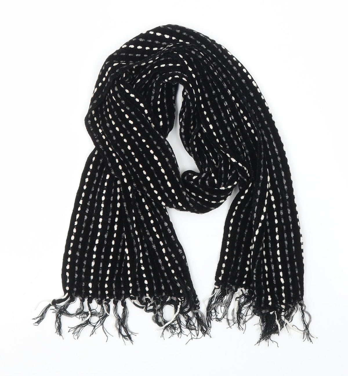 Preworn Unisex Black    Scarf