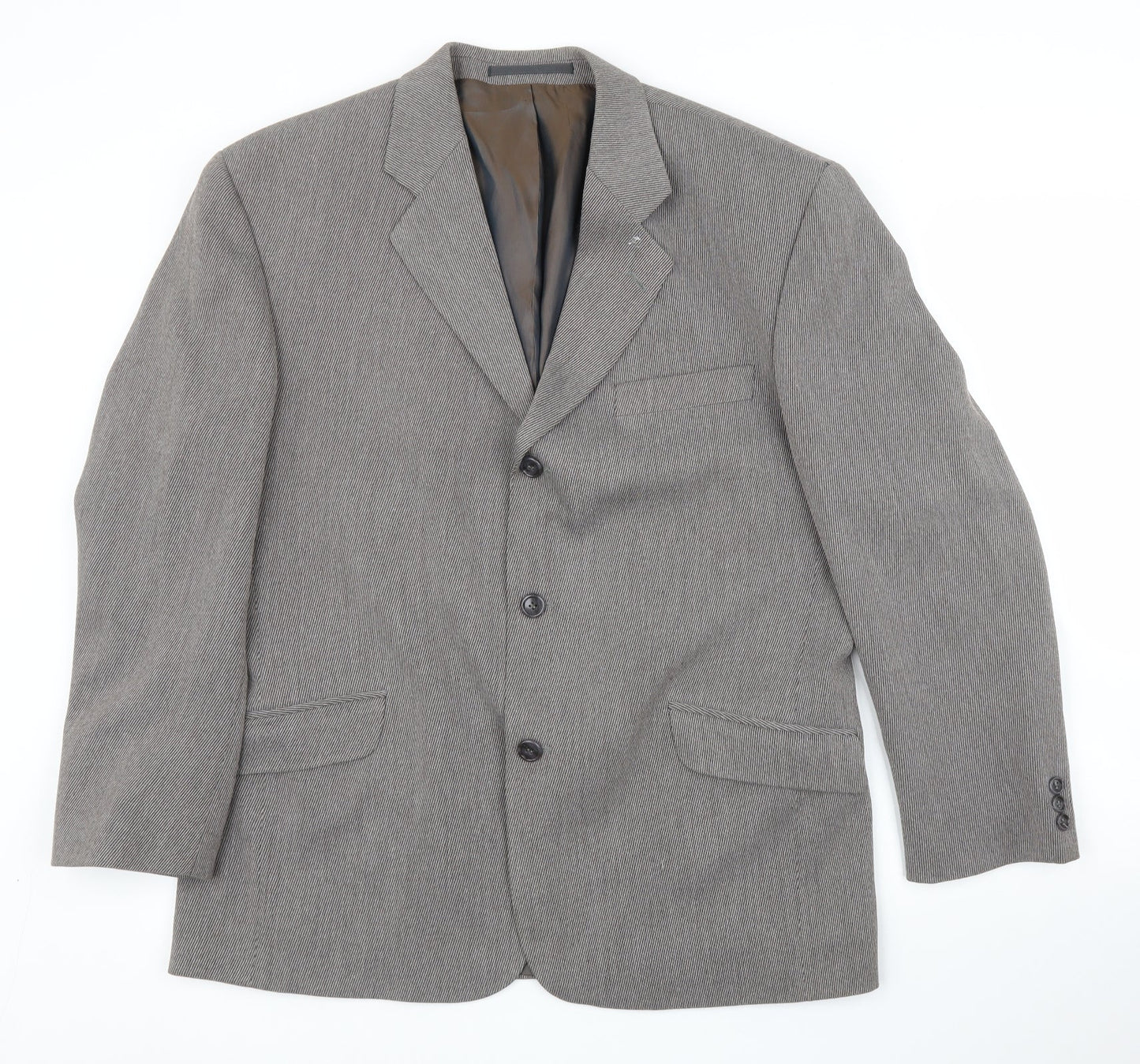 Mens UK Size 42 Burtons Regular Grey Suit Jacket