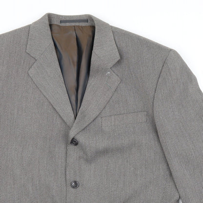 Mens UK Size 42 Burtons Regular Grey Suit Jacket