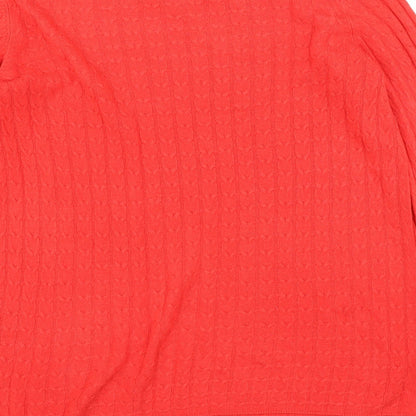 TU Womens Red   Pullover Jumper Size 14