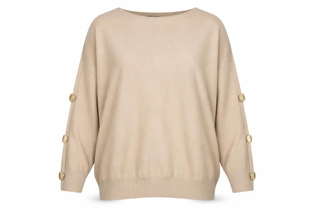 Womens UK Size 14 Dorothy Perkins Beige Pullover Jumper