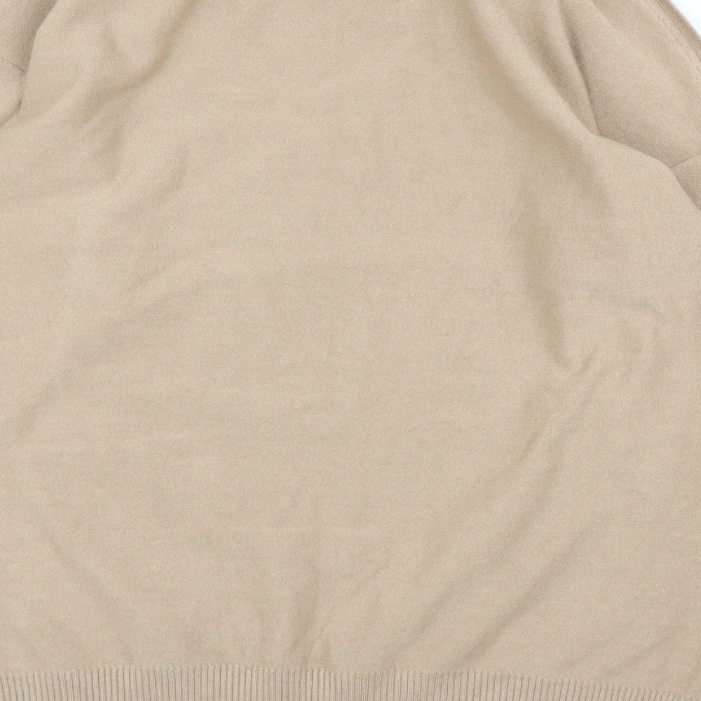 Womens UK Size 14 Dorothy Perkins Beige Pullover Jumper