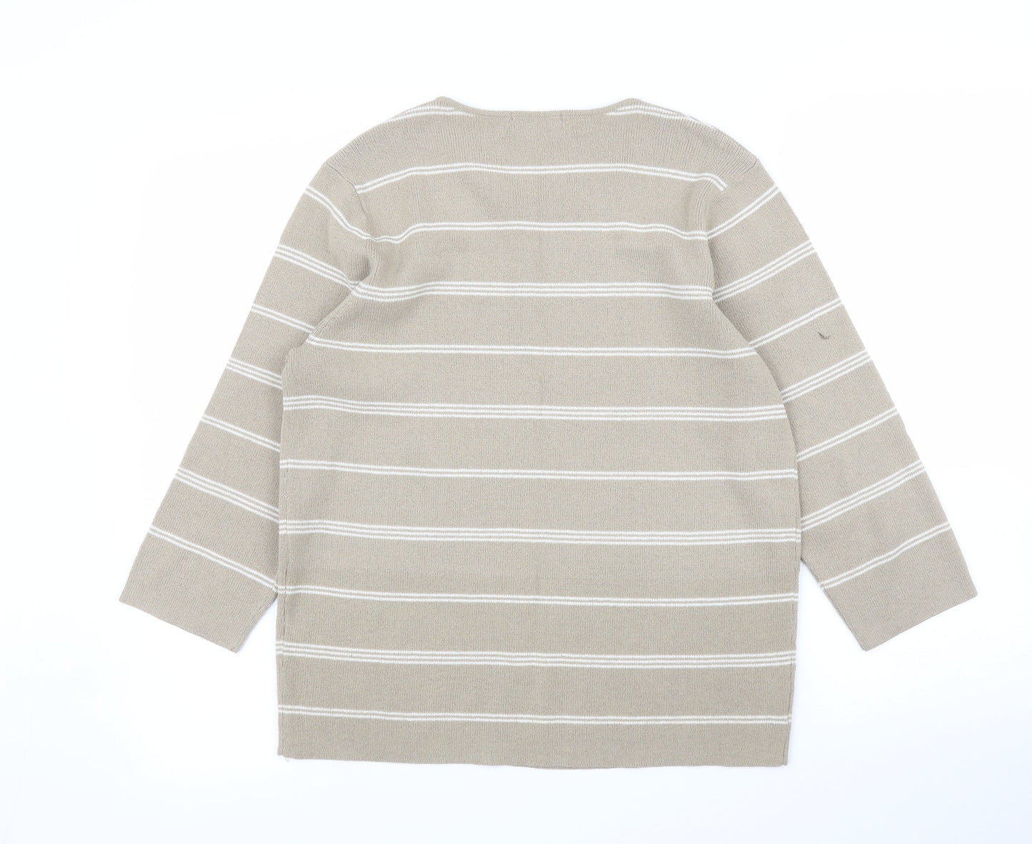 Womens UK Size 16 Berkertex Beige Pullover Jumper