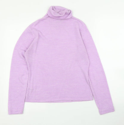 Womens UK Size M Liquid Purple Pullover Jumper