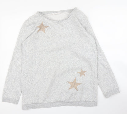 H&M Girls Grey   Pullover Jumper Size 14 Years