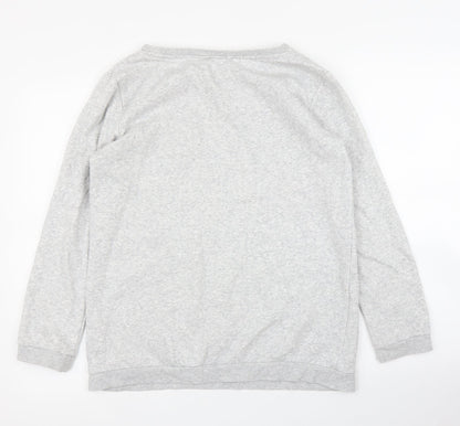 H&M Girls Grey   Pullover Jumper Size 14 Years