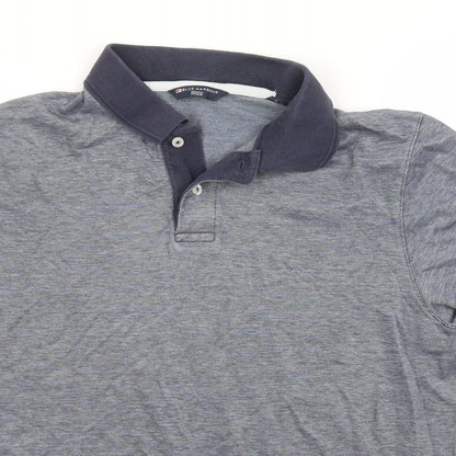 M&S Mens Blue    Polo Size L